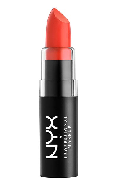 Best Red Lipsticks for Light and Fair Skin Tones: NYX Matte Lipstick in Indie Flick