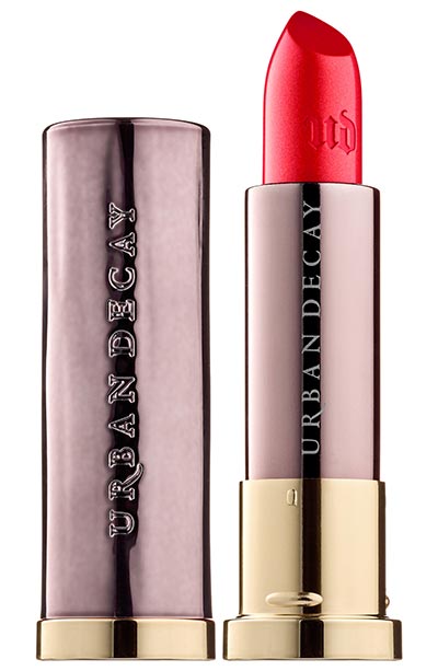 Best Red Lipsticks for Light and Fair Skin Tones: Urban Decay Vice Lipstick in Wrath