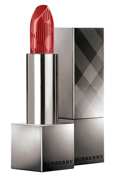 Best Red Lipsticks for Medium Skin Tones: Burberry Beauty Burberry Kisses Lipstick in Union Red