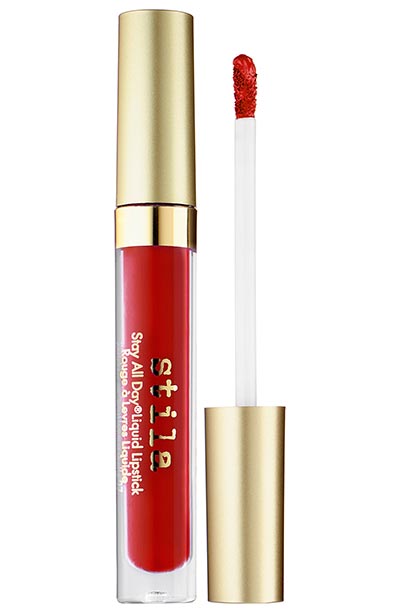 Best Red Lipsticks for Medium Skin Tones: Stila Stay All Day Liquid in Beso
