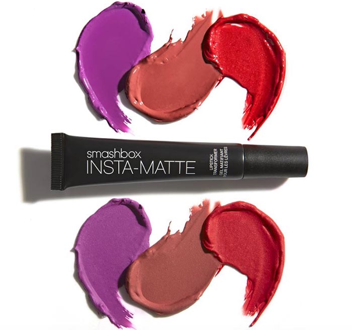 How to Make Lipstick Matte with Smashbox Insta-Matte Lipstick Transformer 