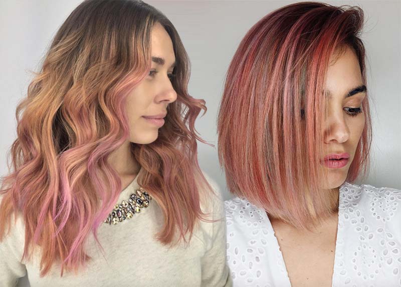forvisning Et hundrede år Diskutere 52 Charming Rose Gold Hair Colors to Try in 2022 - Glowsly