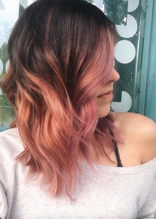 Rose Gold Hair Colors Ideas: How to Get Rose Gold Hair