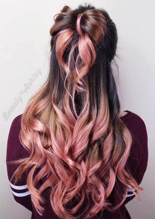 52 Charming Rose Gold Hair Colors to Try in 2022 - Glowsly