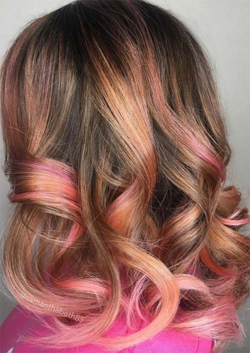52 Charming Rose Gold Hair Colors to Try in 2022 - Glowsly