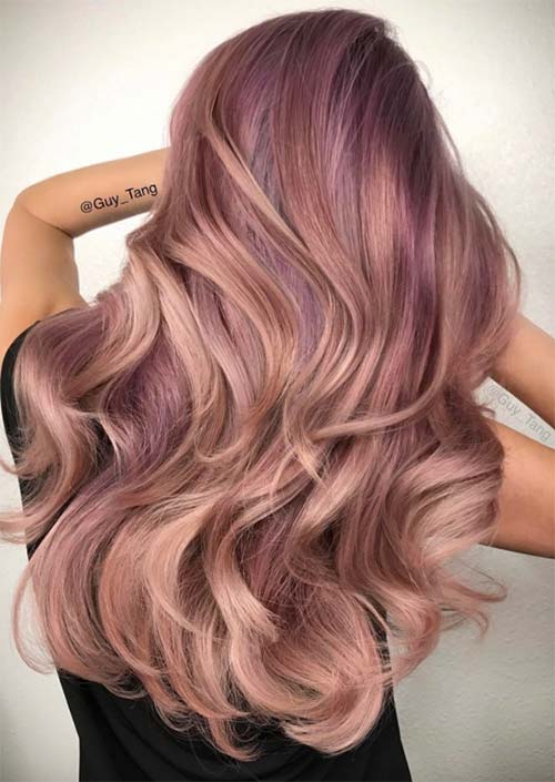 forvisning Et hundrede år Diskutere 52 Charming Rose Gold Hair Colors to Try in 2022 - Glowsly