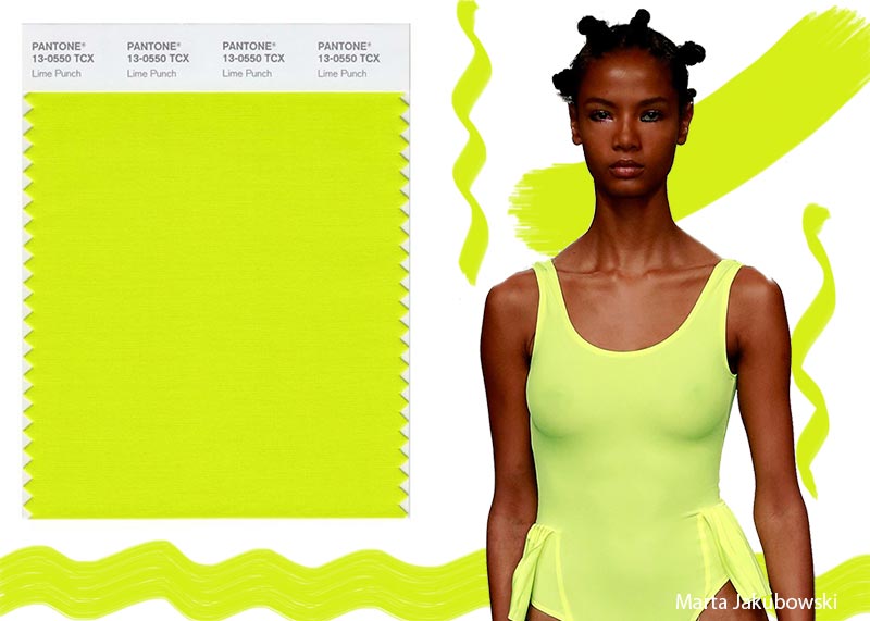 Pantone Spring/ Summer 2018 Color Trends: Lime Punch