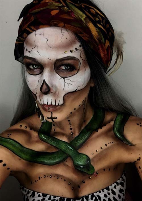 Halloween Makeup Ideas: Bayou Witch Makeup for Halloween