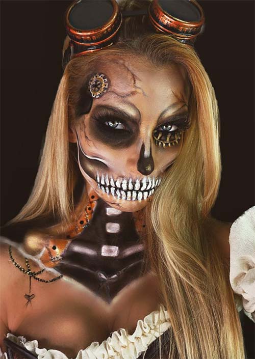 Halloween Makeup Ideas: Steampunk Makeup for Halloween