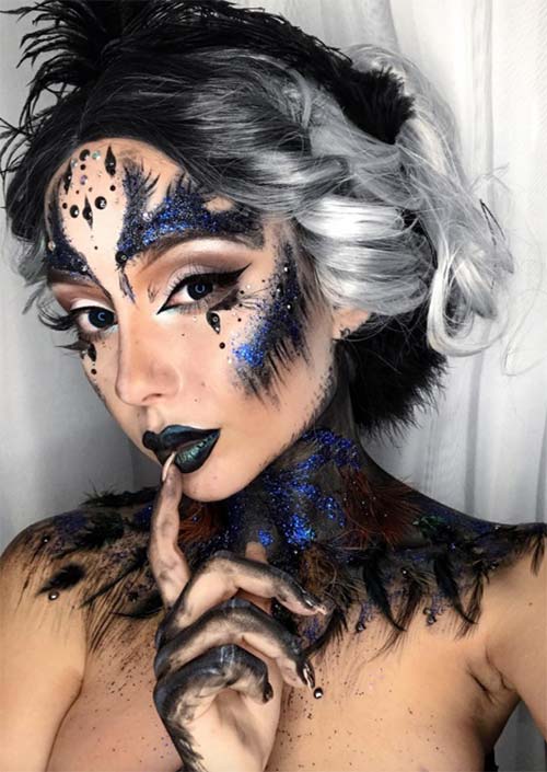 Halloween Makeup Ideas: Black Swan Makeup for Halloween