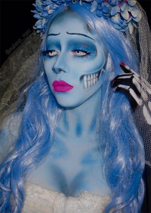 Halloween Makeup Ideas: Corpse Bride Makeup for Halloween