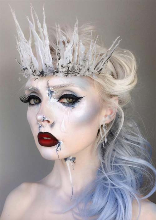 Halloween Makeup Ideas: Ice Queen Makeup for Halloween