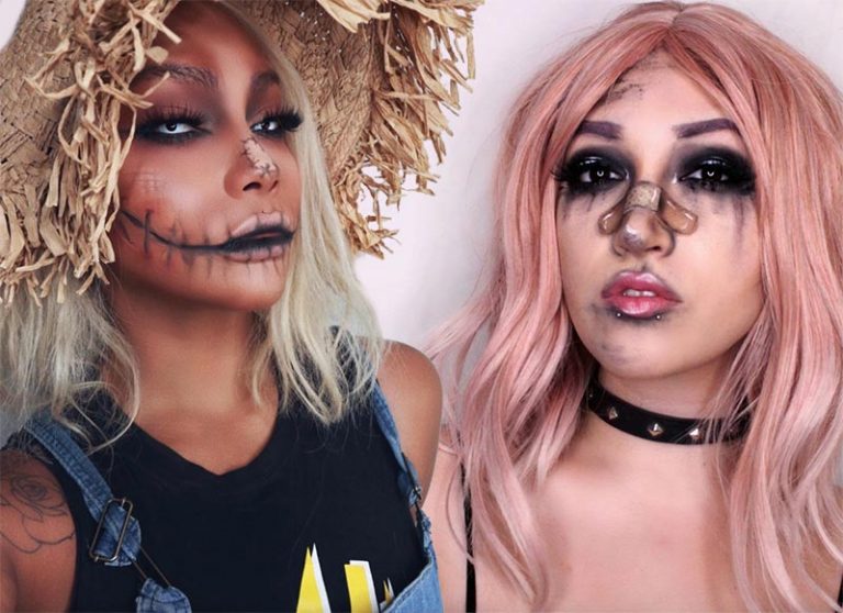 51 Creepy And Cool Halloween Makeup Ideas To Try In 2022 Glowsly   Halloween Makeup Ideas Looks 768x558 