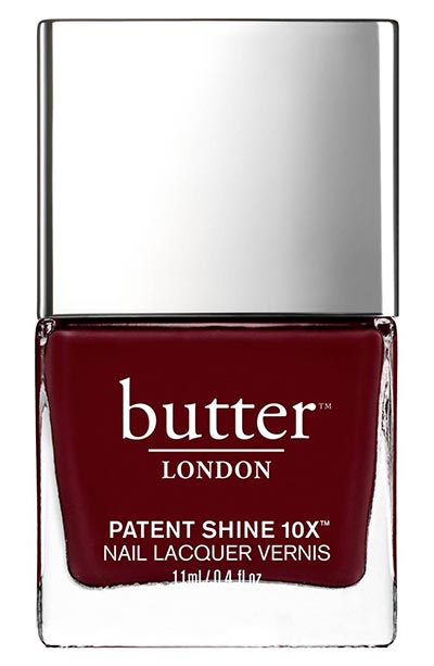 Best Burgundy Nail Polishes for Fall: Butter London Nail Lacquer in Afters