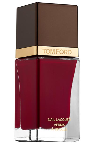 Best Burgundy Nail Polishes for Fall: Tom Ford Nail Lacquer in Bordeaux Lust