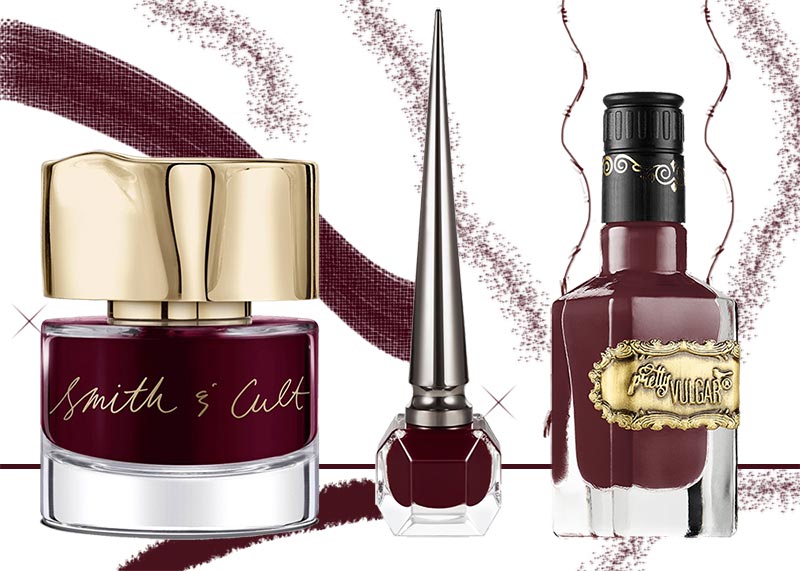 Most Dramatic Burgundy Nail Polishes for Fall
