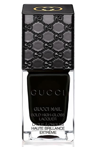 Best Black Nail Polishes: Gucci Black Nail Polish in Iconic Black
