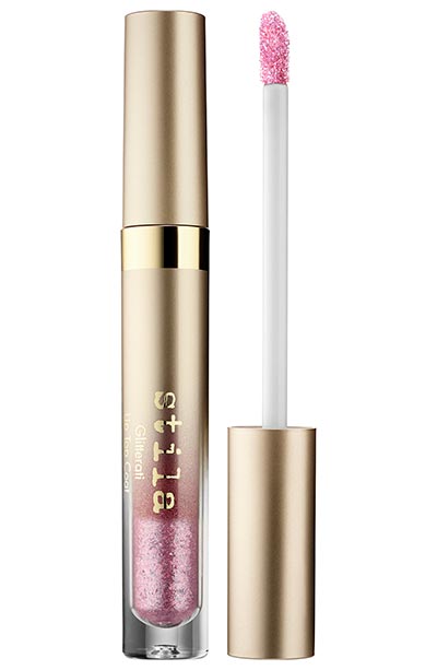 Best Holographic Lipsticks and Lip Glosses: Stila Glitterati Lip Top Coat in Transcend