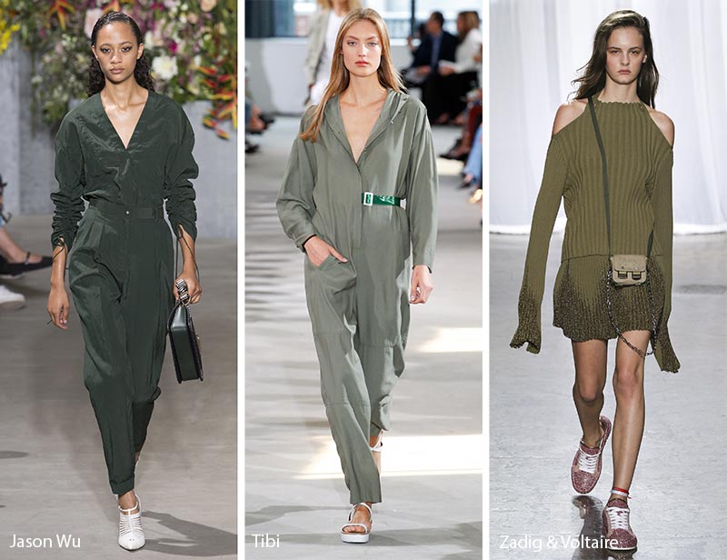 Spring/ Summer 2018 Color Trends: Military Green