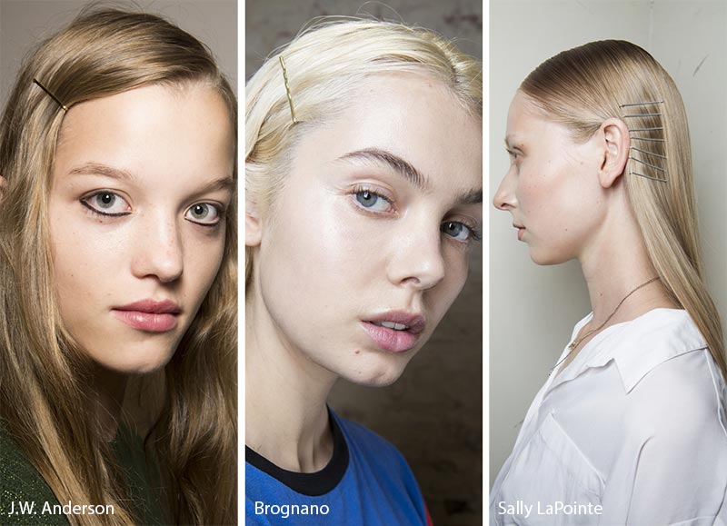 Spring/ Summer 2018 Hair Accessory Trends: Exposed Bobby Pins