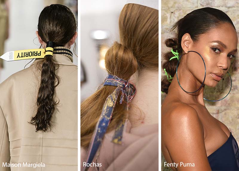 Spring/ Summer 2018 Hair Accessory Trends: Lace and Ribbon Hair Wraps