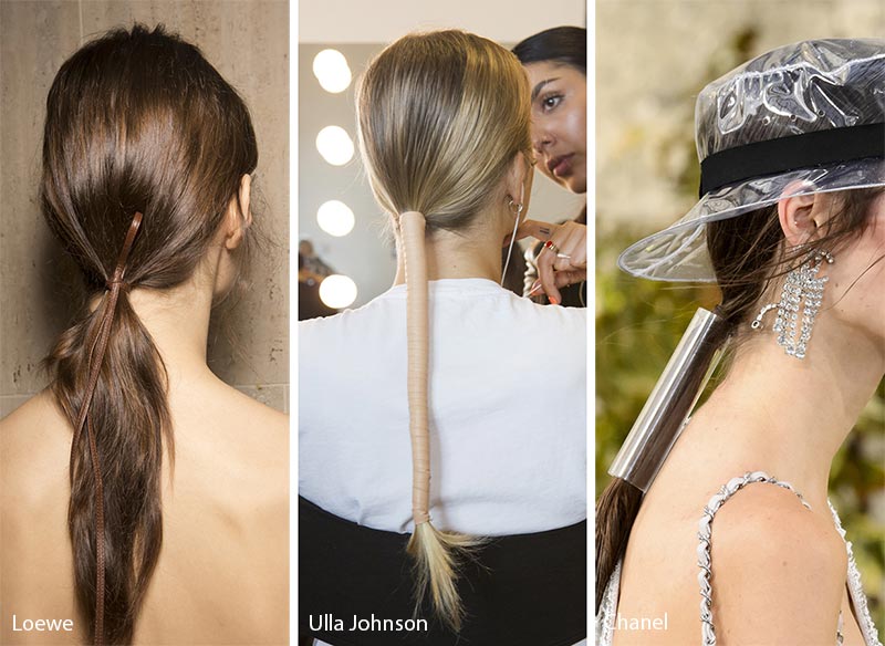 Spring/ Summer 2018 Hair Accessory Trends: Leather and Perspex Hair Wraps