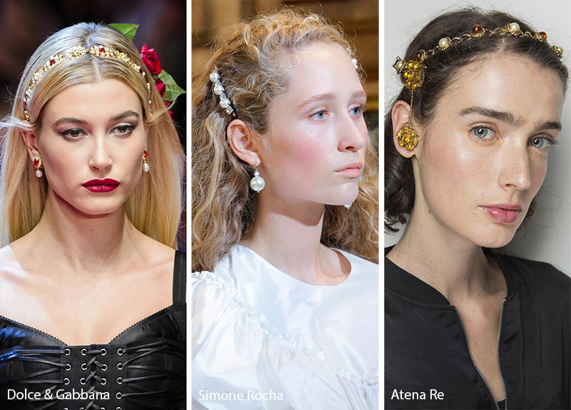 Spring/ Summer 2018 Hair Accessory Trends: Pearl Encrusted Hair Accessories