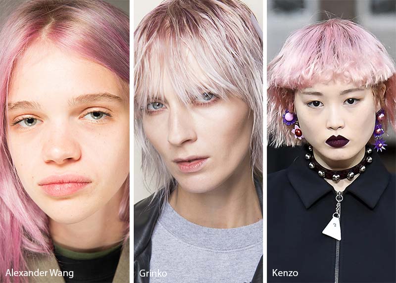 Spring/ Summer 2018 Hair Color Trends: Pink Hair