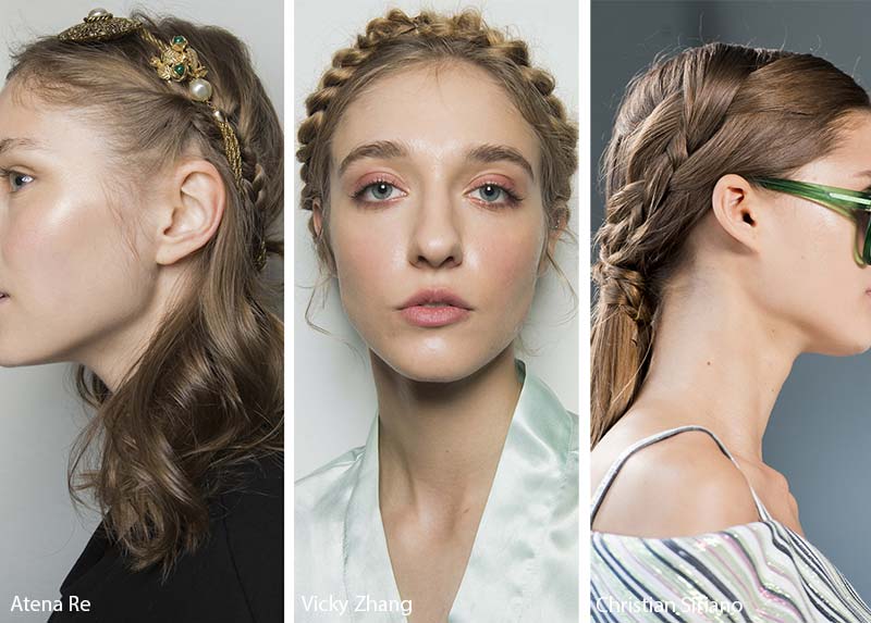 Spring/ Summer 2018 Hairstyle Trends: Front Braids