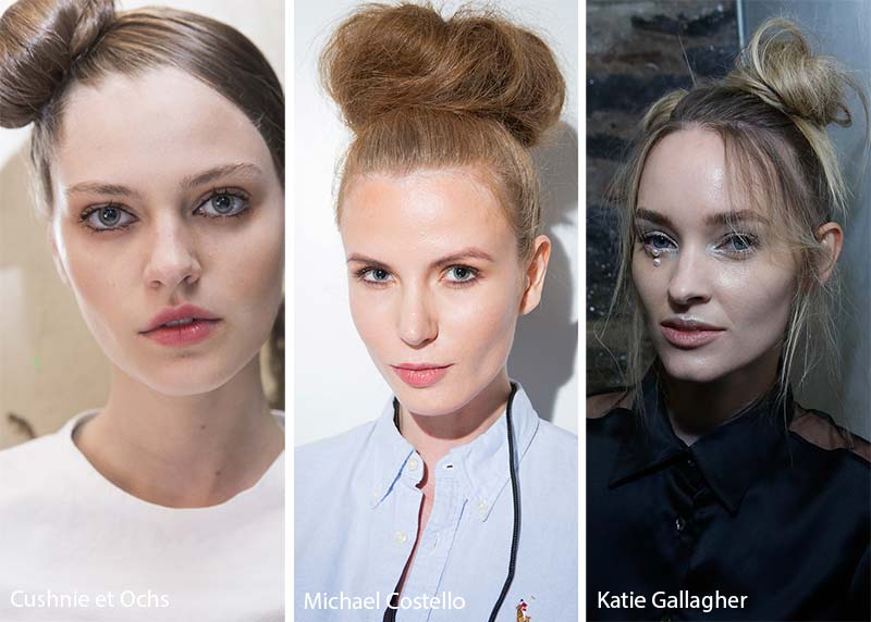Spring/ Summer 2018 Hairstyle Trends: Top Knots and Buns