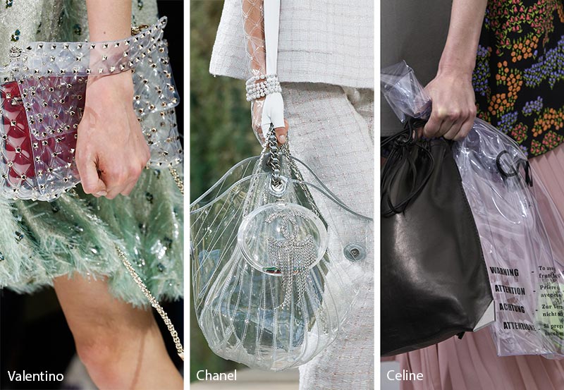 Spring/ Summer 2018 Handbag Trends: PVC Transparent Bags