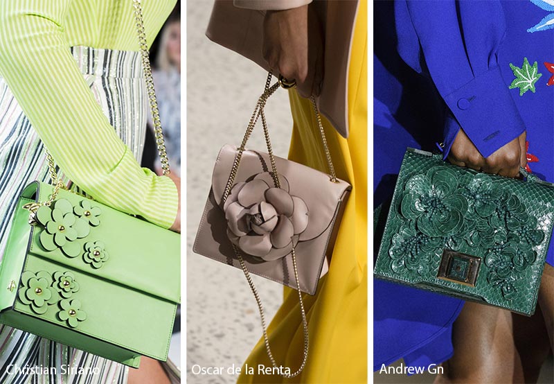 Spring/ Summer 2018 Handbag Trends: Bags with Floral Appliques