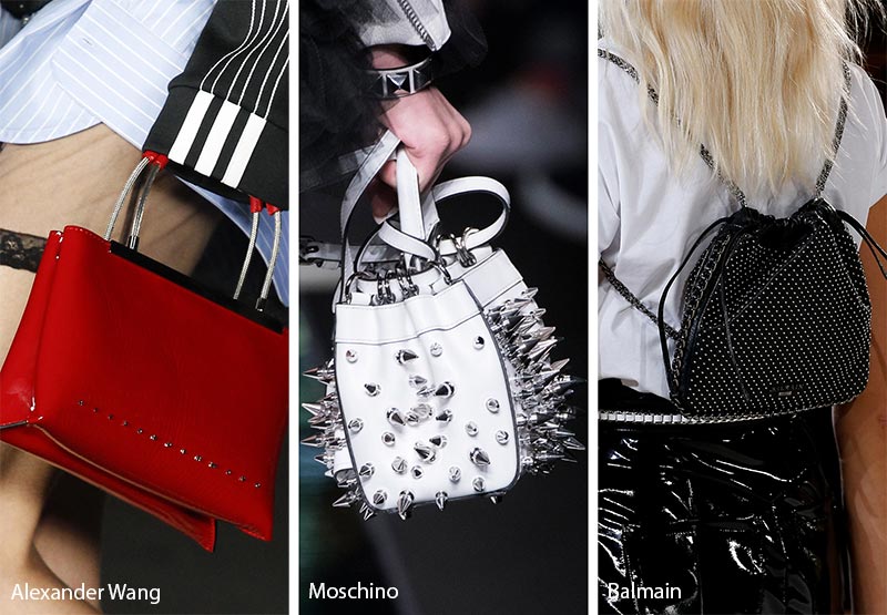 Spring/ Summer 2018 Handbag Trends: Punk Studded Bags 
