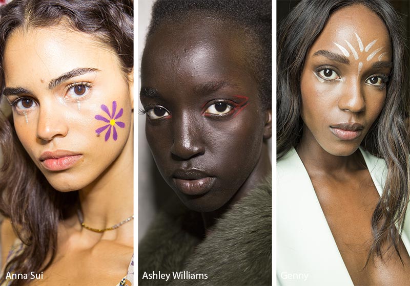 Spring/ Summer 2018 Makeup Trends: Abstract Face Painting