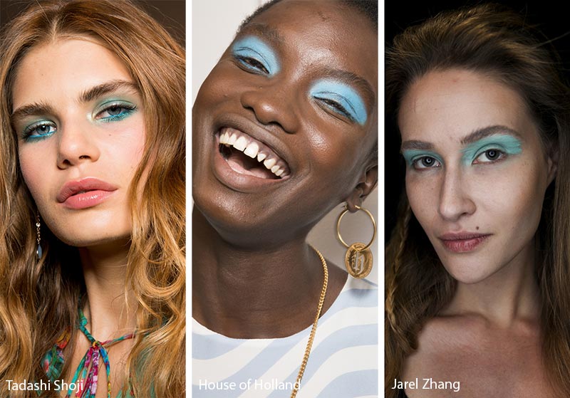 Spring/ Summer 2018 Makeup Trends: Blue Eye Makeup/ Eyeshadow