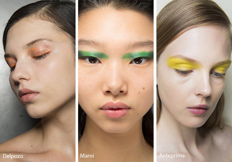 Spring/ Summer 2018 Makeup Trends: Bright Neon Eye Makeup/ Eyeshadow