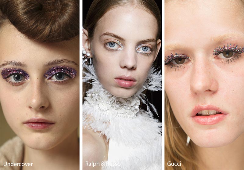 Spring/ Summer 2018 Makeup Trends: Glitter Eye Makeup/ Eyeshadow