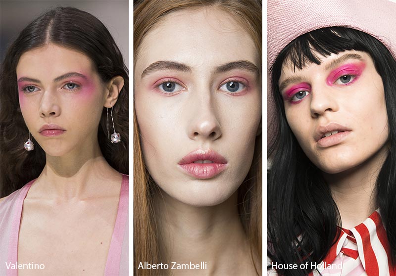 Spring/ Summer 2018 Makeup Trends: Pink Eye Makeup/ Eyeshadow