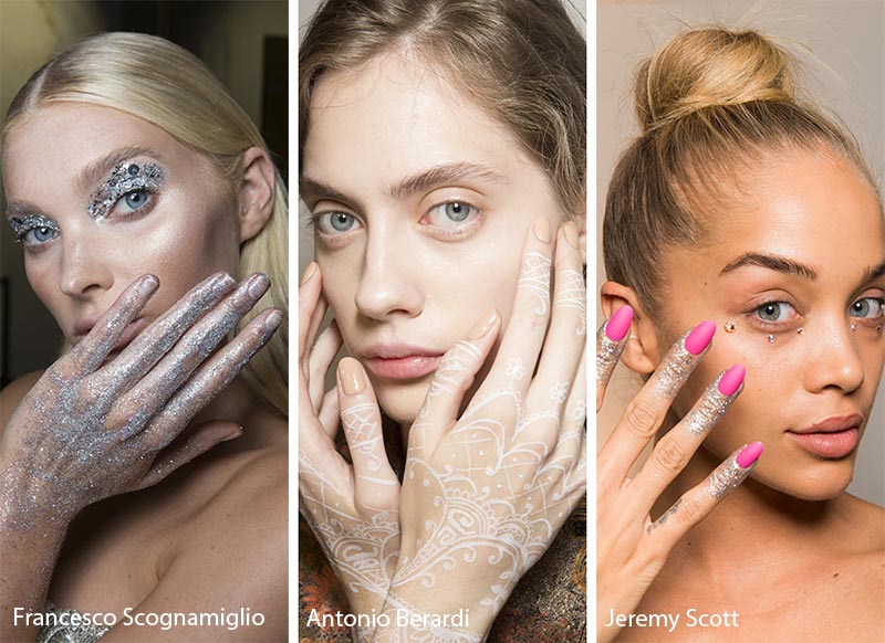 Spring/ Summer 2018 Nail Trends: Extended Paint on the Hands