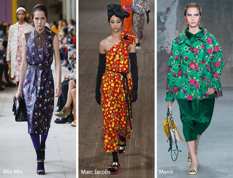 Spring/ Summer 2018 Print Trends: '60s Floral Patterns