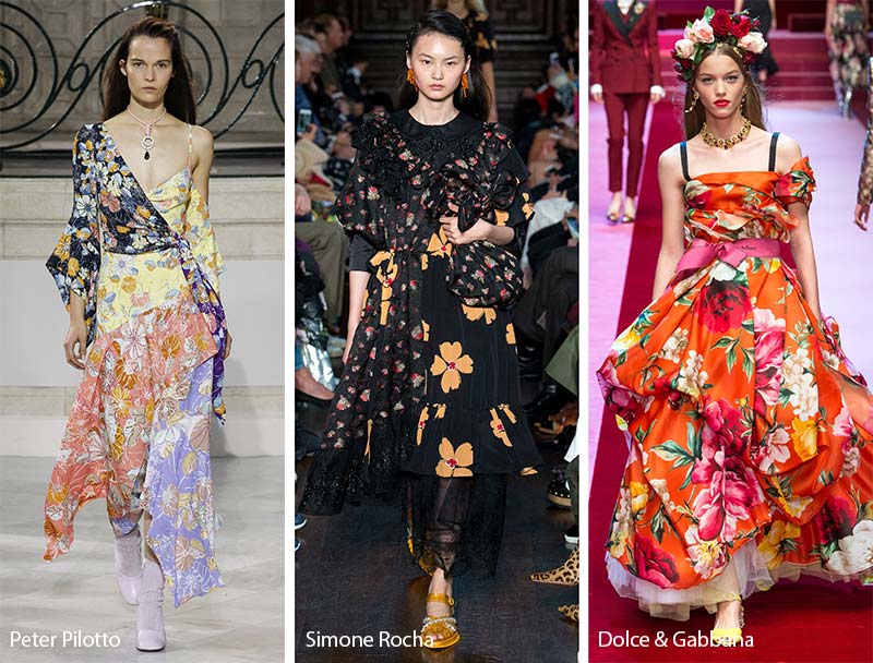 Spring/ Summer 2018 Print Trends: Mixed Floral Bouquet Patterns