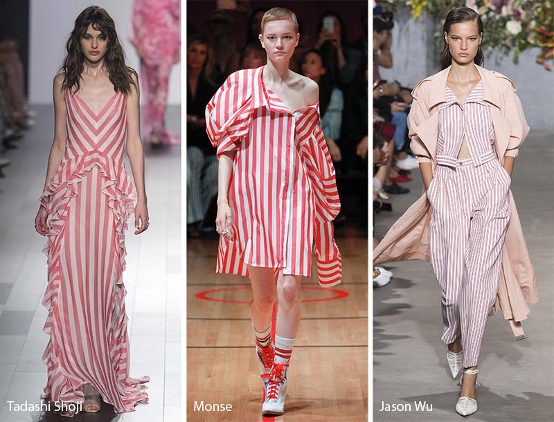 Spring/ Summer 2018 Print Trends: Vertical Candy Stripes Patterns
