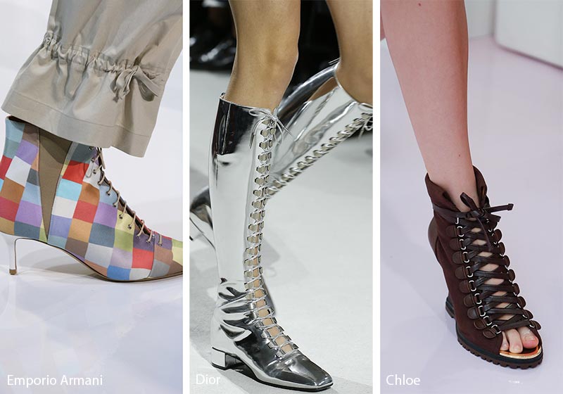 Spring/ Summer 2018 Shoe Trends: Lace-Up Boots