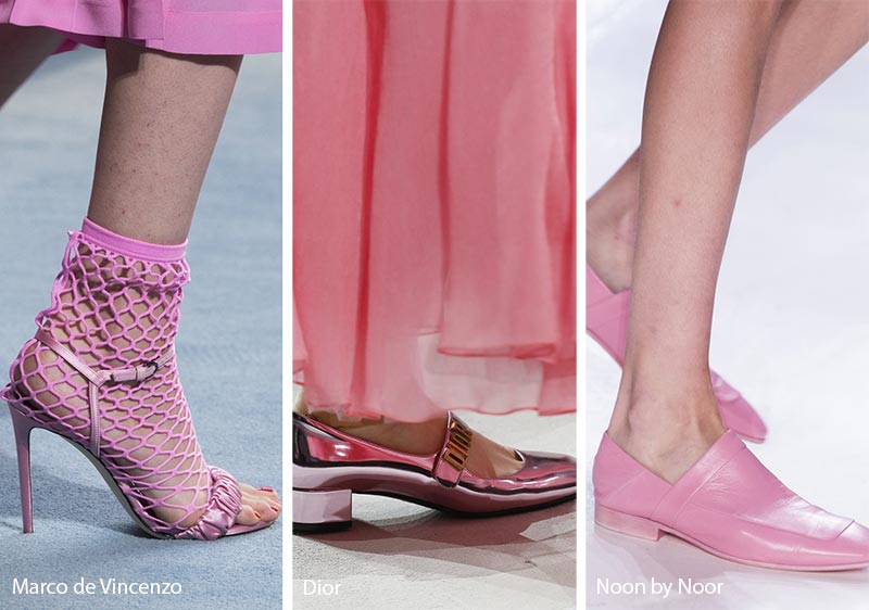 Spring/ Summer 2018 Shoe Trends: Pink Shoes