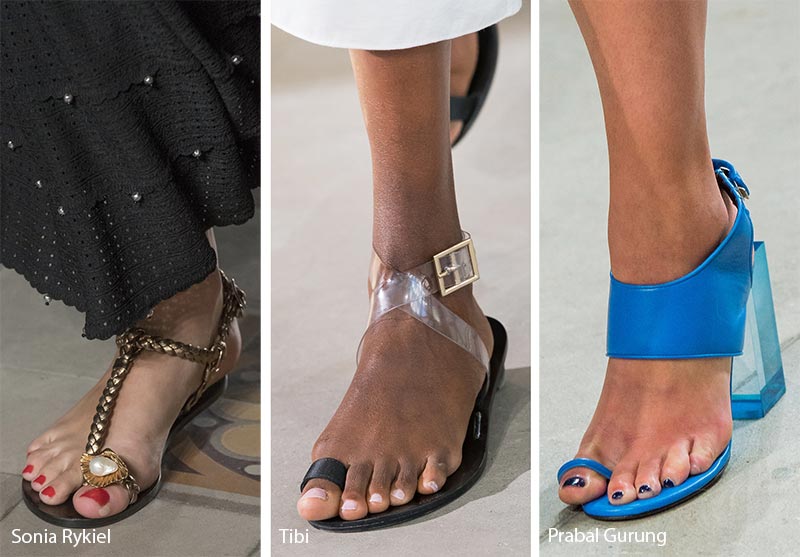 Spring/ Summer 2018 Shoe Trends: Sandals with Strapped-In Toe