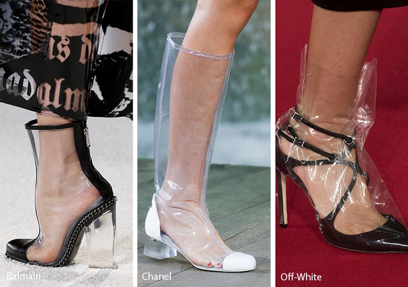 Spring/ Summer 2018 Shoe Trends: See-Through Boots