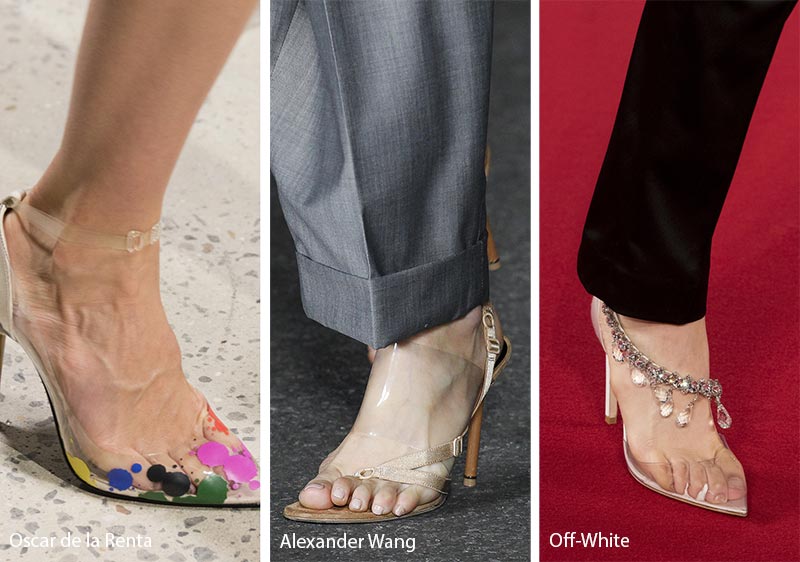 Spring/ Summer 2018 Shoe Trends: See-Through Shoes