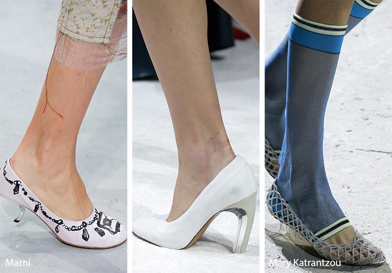 Spring/ Summer 2018 Shoe Trends: Shoes with Comma Heels