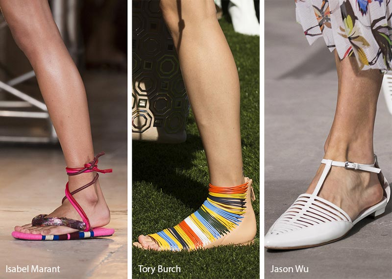 Spring/ Summer 2018 Shoe Trends: Strappy Flats