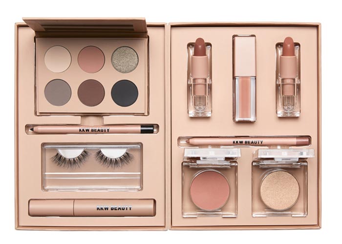 Christmas Makeup Gifts for Beauty Lovers: KKW Beauty Glam Bible Bundle